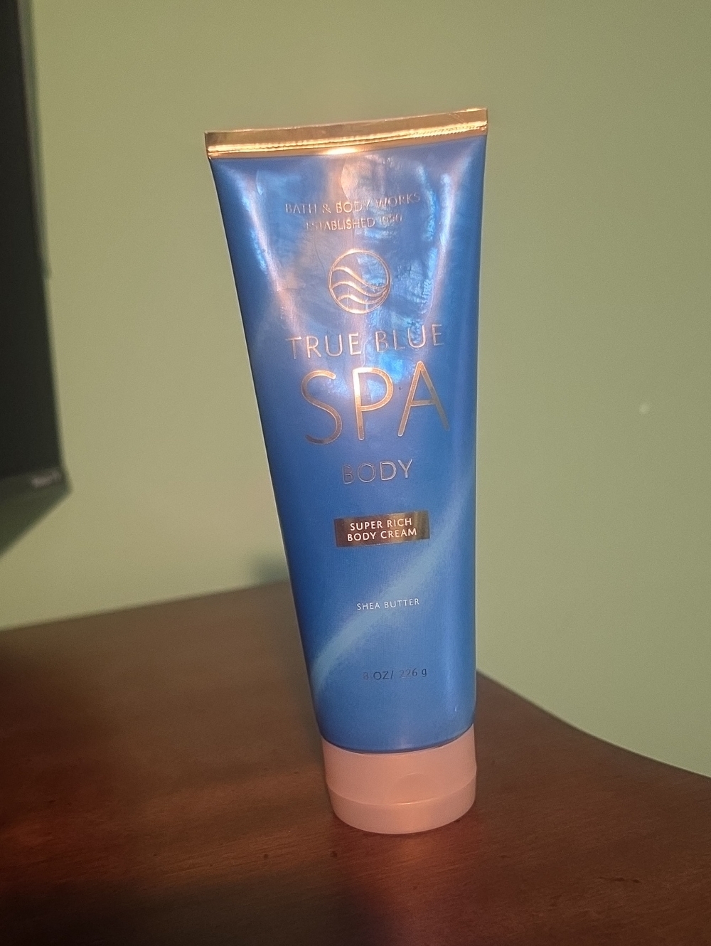 Bath & Body Works True Blue SPA Body Super Rich Cream - Blue